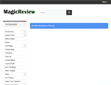 Tablet Screenshot of magicreview.org